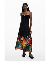Desigual Women's Tropical maxi dress