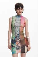 Desigual Women's Panel mini dress