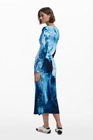Desigual Women's Landscape maxi dress