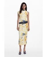 Desigual Women's Floral tube dress