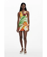 Desigual Women's Tropical short dress