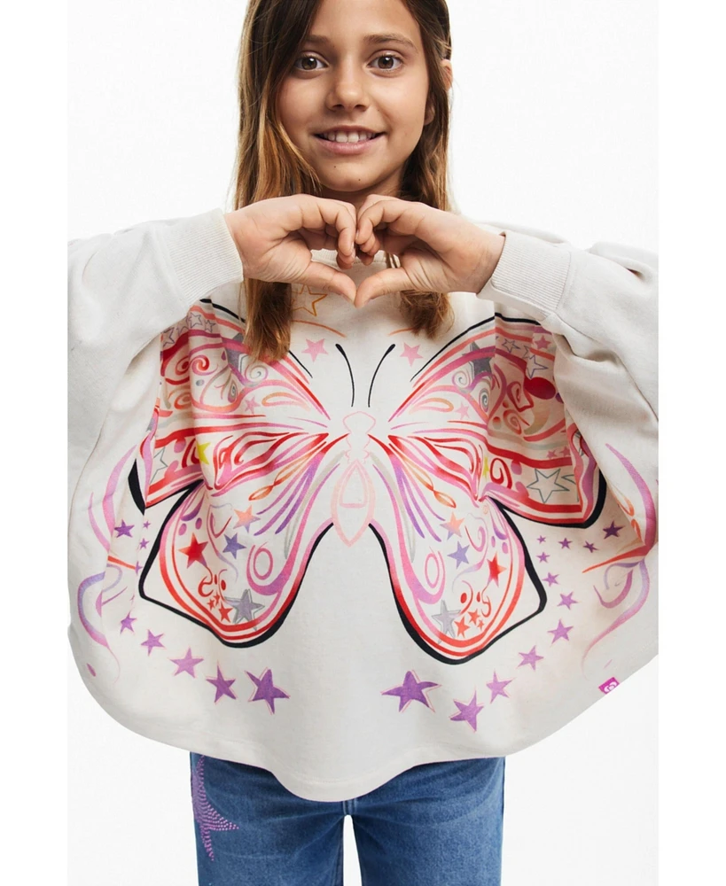 Desigual Girls Girls's Butterfly sweatshirt