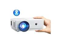 Elephas Mini Projector with 7000 Lux and Full Hd 1080P, Movie Projector Compatible with iOS/Android