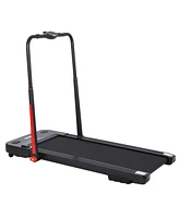 HolaHatha 2 In 1 Treadmill and Under Desk Walking Pad with Non Slip Surface and Powerful Motor for Active Lifestyle, Exercise, and Fitness Activities