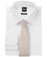 Boss by Hugo Boss Men's Micro-Pattern Jacquard Silk Tie