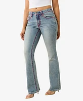 True Religion Women's Becca Super T Bootcut Flap Jeans