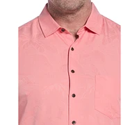 Cubavera Men's Big & Tall Palm Print Shirt