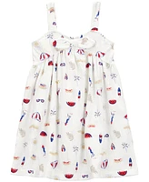 Carter's Toddler Girls 4th Of July Icon Knit Dress