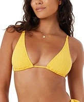Roxy Juniors' Haliewa Built-Up Triangle Bikini Top