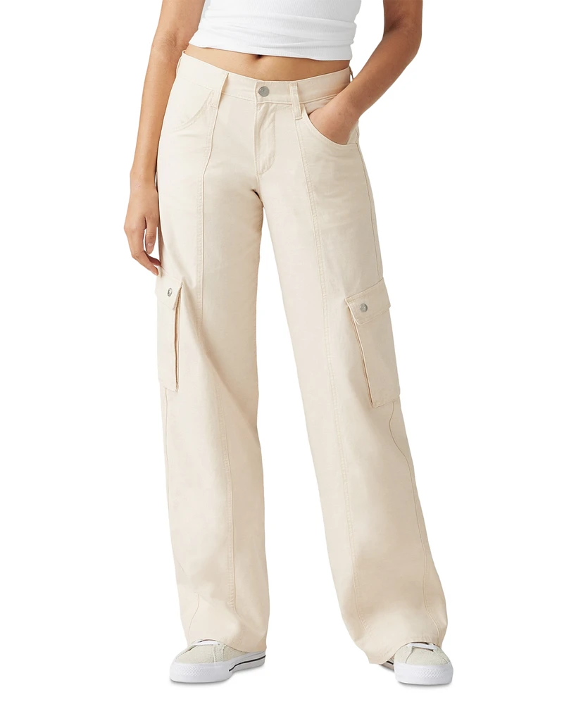 Levi's Women's Super Low Loose-Fit Cargo Jeans