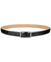 Calvin Klein Skinny Center-Bar-Buckle Dress Belt