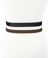 Calvin Klein 2-Pc. Skinny Belt Set