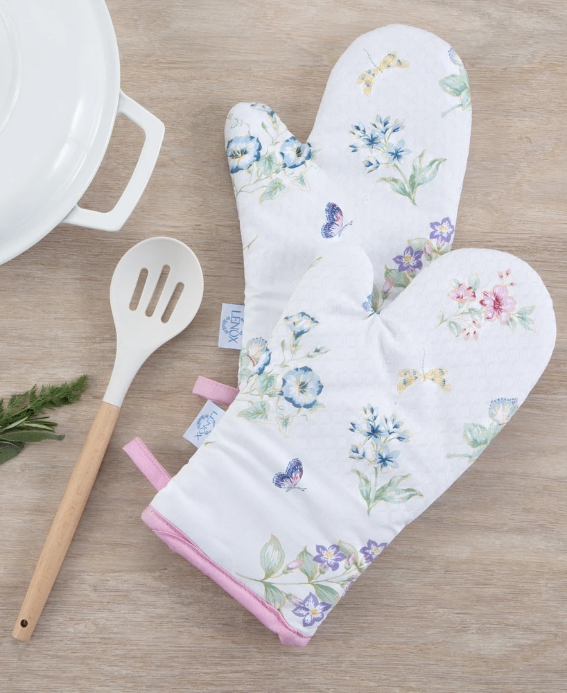 Lenox Butterfly Meadow Printed Oven Mitt, Set of 2