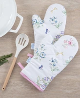 Lenox Butterfly Meadow Printed Oven Mitt, Set of 2