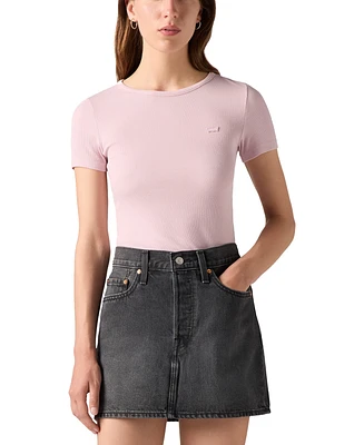Levi's Women's Hayes Slim-Fit Short-Sleeve Crewneck Tee