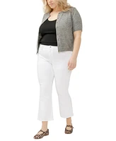 Silver Jeans Co. Plus Suki Mid Rise Curvy Fit Kick Flare