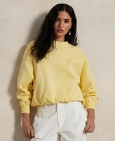 Polo Ralph Lauren Women's Oversize Back-Logo Fleece Crewneck Sweatshirt