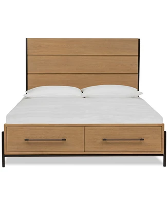 Linstead Full Panel Storage Bed, Created for Macy's