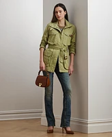 Lauren Ralph Women's Belted Cotton-Blend Twill Field Jacket