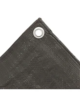 20x30 Set of 2 Tarp, Heavy Duty Multi-Purpose, Outdoor Reversible, Dark Gray