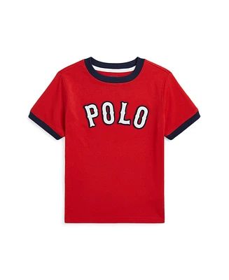 Polo Ralph Lauren Little Boys Baseball Logo Cotton Jersey T-Shirt