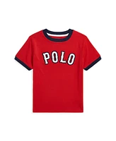 Polo Ralph Lauren Little Boys Baseball Logo Cotton Jersey T-Shirt