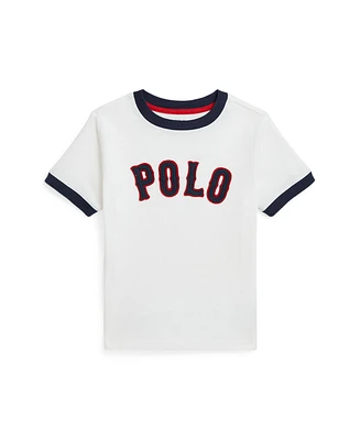 Polo Ralph Lauren Little Boys Baseball Logo Cotton Jersey T-Shirt
