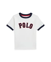 Polo Ralph Lauren Little Boys Baseball Logo Cotton Jersey T-Shirt