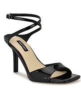 Nine West Women's Devans Strappy Square Toe Stiletto Sandals