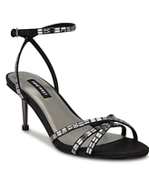 Nine West Women's Amseta Strappy Embellished Stiletto Sandals