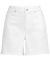 Lands' End Women's Denim Mid Rise 7" Jean Shorts