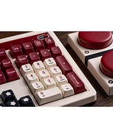 8BitDo Retro Wireless Gaming Mechanical Keyboard with Number Pad for Windows and Android - Fami Edition