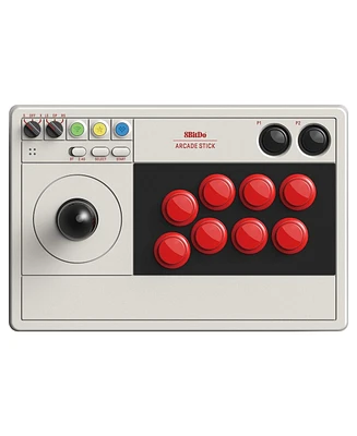 8Bitdo Retro Arcade Fight Stick for Nintendo Switch & Windows - Supports Wireless Bluetooth, 2.4G Receiver and Wired Connections