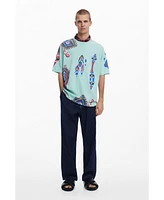 Desigual Men's Tribal print T-shirt