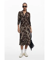 Desigual Women's Snake shirt dress