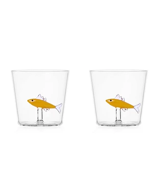 Ichendorf Marine Garden Sardine Tumblers, 11.8 oz, Set of 2