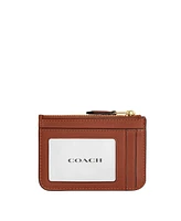 Coach Signature Coated Canvas Essential Mini Id Card Case