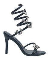 True Religion Tiana Spiral Ankle Wrap Heel