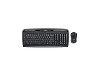 Logitech MK320 Wireless Keyboard and Mouse with Knox 3.0 4 Port Usb Hub