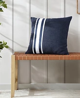Nautica Sailor Harbor Embroidered Square Pillow, 20" X 20"