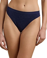 Lauren Ralph Monogram Mesh Jacquard Thong 3-Pack Underwear, 4L0184