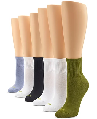 Hue Women's Mini Crew 6 Pack Socks U10227