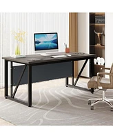 Tribesigns 55 inches Simple Computer Desk,Modern Home Office Desk Writing Table for Workstation
