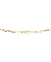 Diamond Double Row Pave Flexible Bangle Bracelet (1/2 ct. t.w.) in 10k Gold