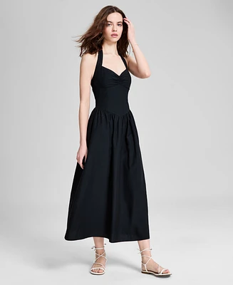 And Now This Women's Halter Sweetheart-Neck Dress, Exclusively at Macy's