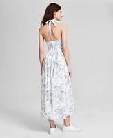 And Now This Women's Printed Halter Sweetheart-Neck Dress, Exclusively at Macy's
