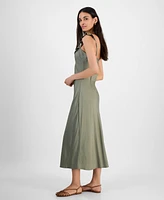 And Now This Women's Ruffle-Trim Scoop-Neck Slip Dress, Exclusively at Macy's
