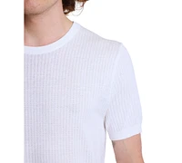 Paisley & Gray Men's Slim Fit Short Sleeve Pointelle T-Shirt