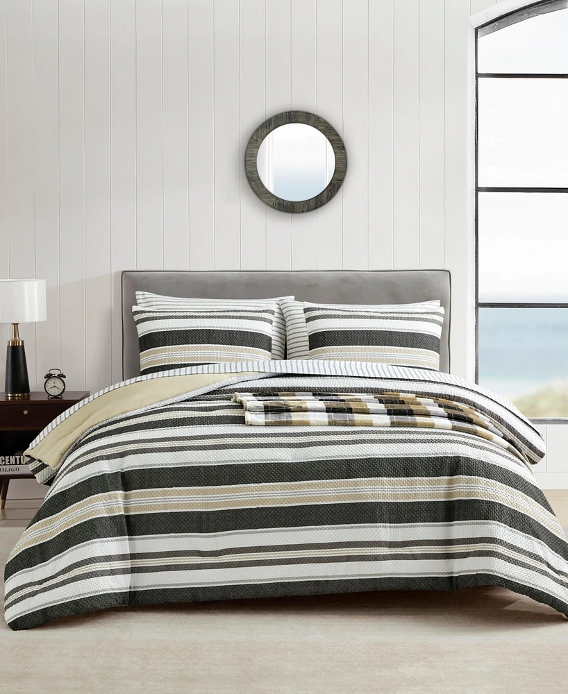 Nautica Prospect Harbor Embossed 8-Pc. Comforter Set, King