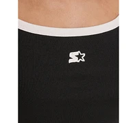 Starter Women's Ringer Contrast-Strap Square-Neck Tank Top
